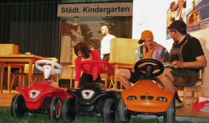 Die Kindergarten-Bürgermeister-Kandidaten in der Spielecke © OVTP / gp