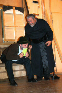 Lampenfieber hinter der Bühne (gehört zum Stück :-) © OVTP