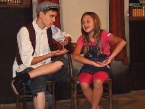 Meggy versteht sich prächtig mit Fenoglio, dem Autor von Tintenherz © OVTP / gp, mib, da