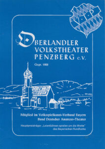 Cover eines Programmhefts 80-er Jahre