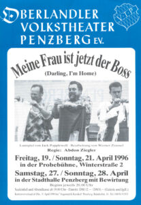 Plakat: Meine Frau ist jetz der Boss (1996) © OVTP