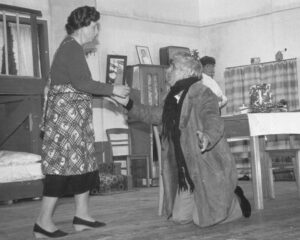 M. Hornbogner, F. Wagner, M. Huber in "Das Fenster zum Flur" (1988) © OVTP