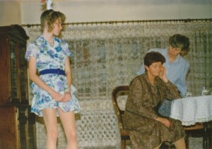 C. Herdrich, I. Schmelzer, M. Hornbogner in "Bleib cool, Mama" (1988) © OVTP