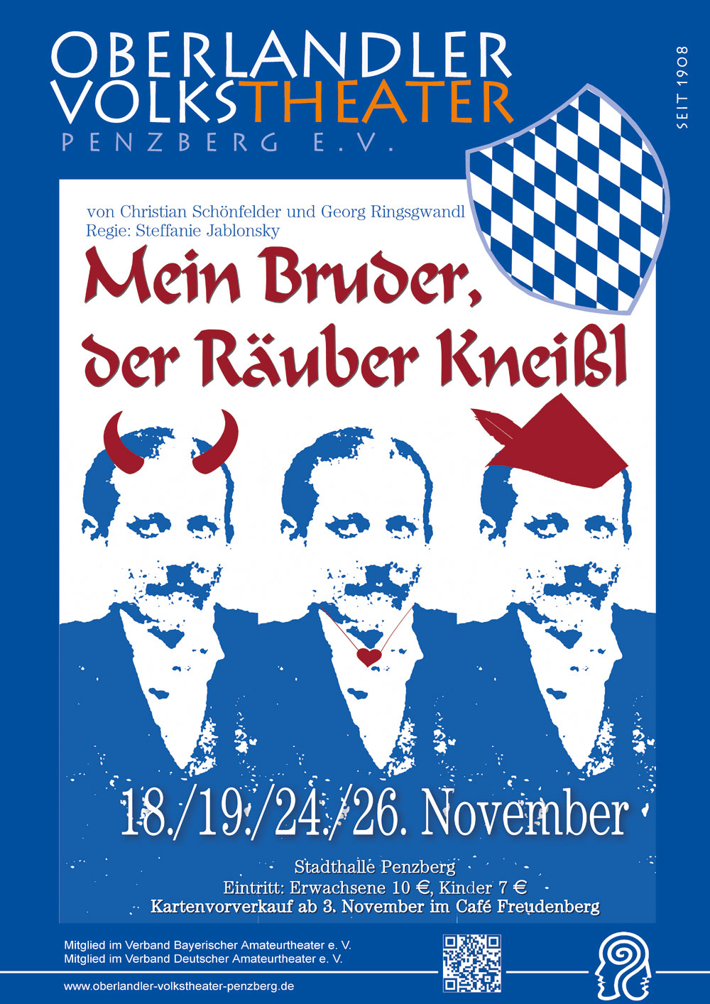 Plakat: Mein Bruder, der Räuber Kneissl © OVTP / gp (Bild Kneissl: cc-Lizenz)