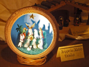 Mexikanische Krippe ein einem Kürbis © OVTP / da