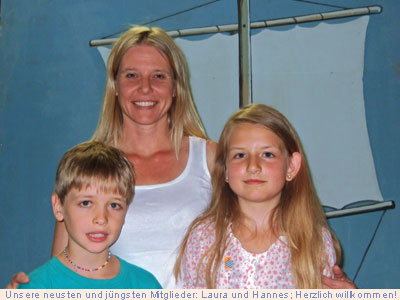 Unsere neuesten und jüngssten Mitglieder: Hannes und Laura © G. Prantl / OVTP