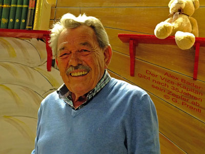 Alex Bader gibt nach 35 Jahren als 2. Vorstand sein Zepter ab. © G. Prantl / OVTP