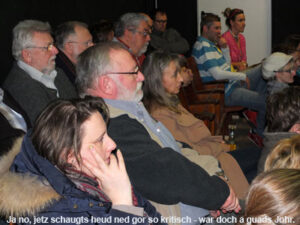 Ja no, jetz schaugts heud ned so grantig - war doch a guads Jahr. © OVTP