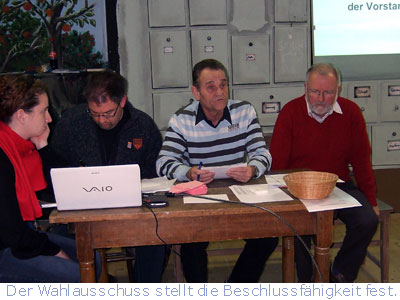 Der Wahlausschuss stellte die Beschlussfähigkeit fest © G. Prantl / OVTP