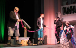 Die Reste der CSU: Dobrindt, Lisson, Probst, Geiger (M. Wolff, S. Bader, M. Rössle, B. Buchczyk) © M. Brem / OVTP