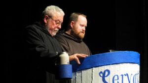 Besuch vom Geretsrieder Fastenprediger Bruder Barnabas. ©gp/ovtp