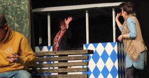 Elke fährt ab; aber wohin? Flucht? ©gp/ovtp