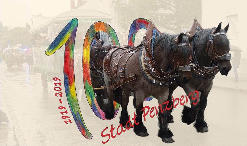 100 Jahre Stadt Penzberg Bilder vom Festzug
