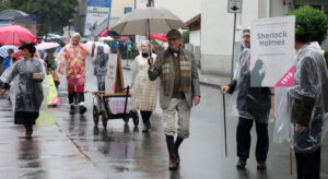 Die Oberlandlerzeitreise: die Anfänge und 60er Jahre mit "Sherlock Holmes - dem 1. Krimi - und dem Lustspiel "Saisongockel" © G. Prantl / OVTP