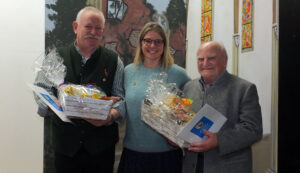 40 Jahre im Verein: Klaus Edenhofer und Kurt Arnold ©gp/ovtp