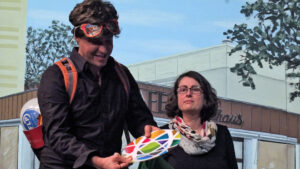 Komisch: Das "Miteinander"-Logo hat gewaltige Ähnlichkeit mit Boxis gastronomischer Konkurrenz vom "mosaic" © gp/ovtp