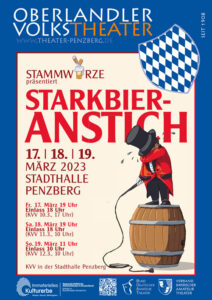 Mehr über den Artikel erfahren Starkbier-Anstich 2023 in der Stadthalle mit Publikum!